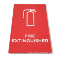 Letters Fire Extinguisher Sign with Grade 2 Braille